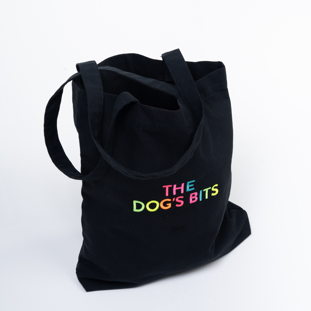 Side shot of The Dog's Bits Daycare bag by HIGGS